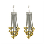 Loose Ghungroo Bracelet & Tasseled earrings Combo