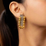 Classic Ghungroo Neckpiece & Earrings Combo