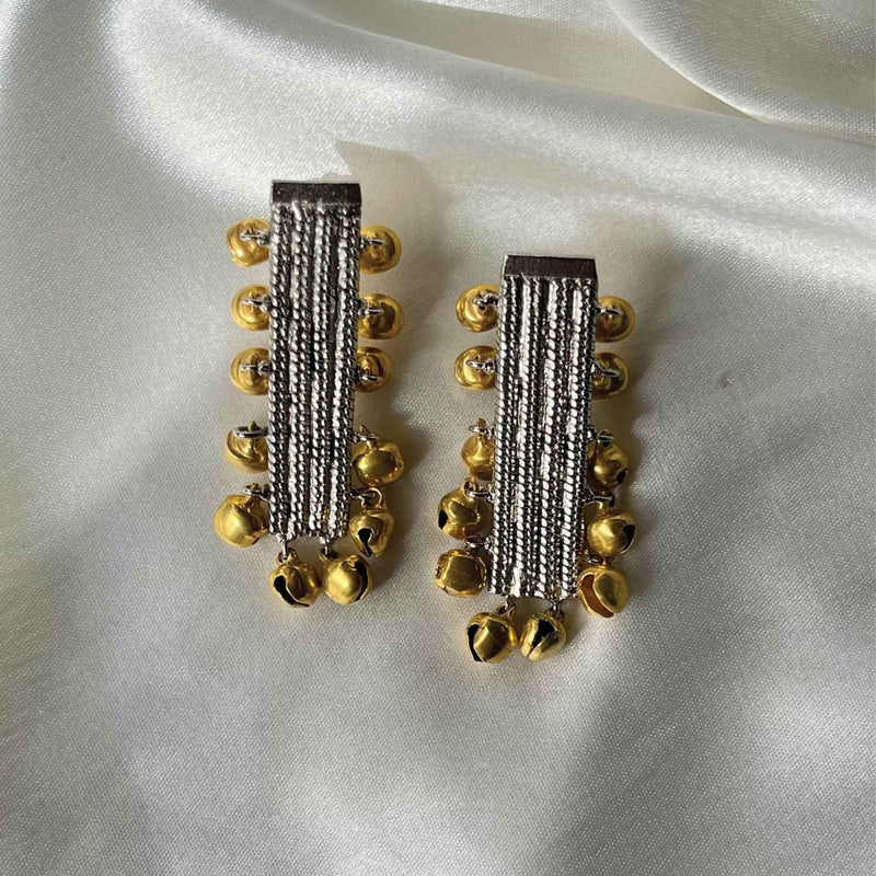 Classic Ghungroo Neckpiece & Earrings Combo