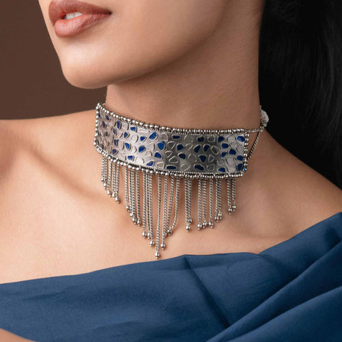 Raas Choker & Studs Combo