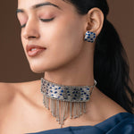 Raas Choker & Studs Combo