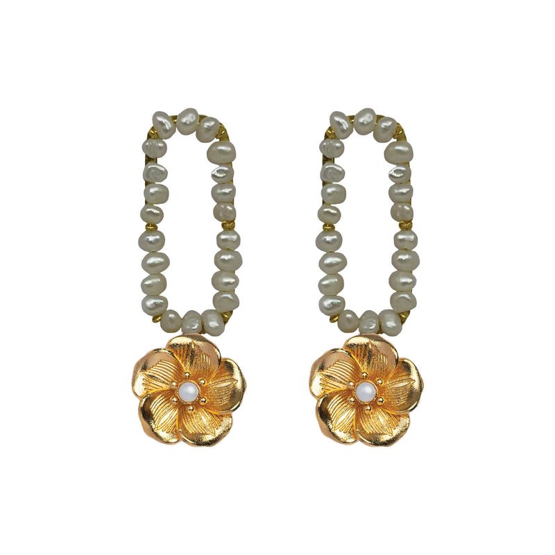 Elegant Mogra Earrings