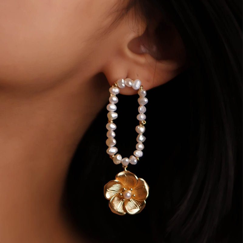 Elegant Mogra Earrings
